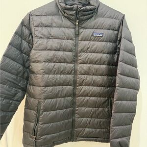 Patagonia Kids Black Quilted Puffer Jacket